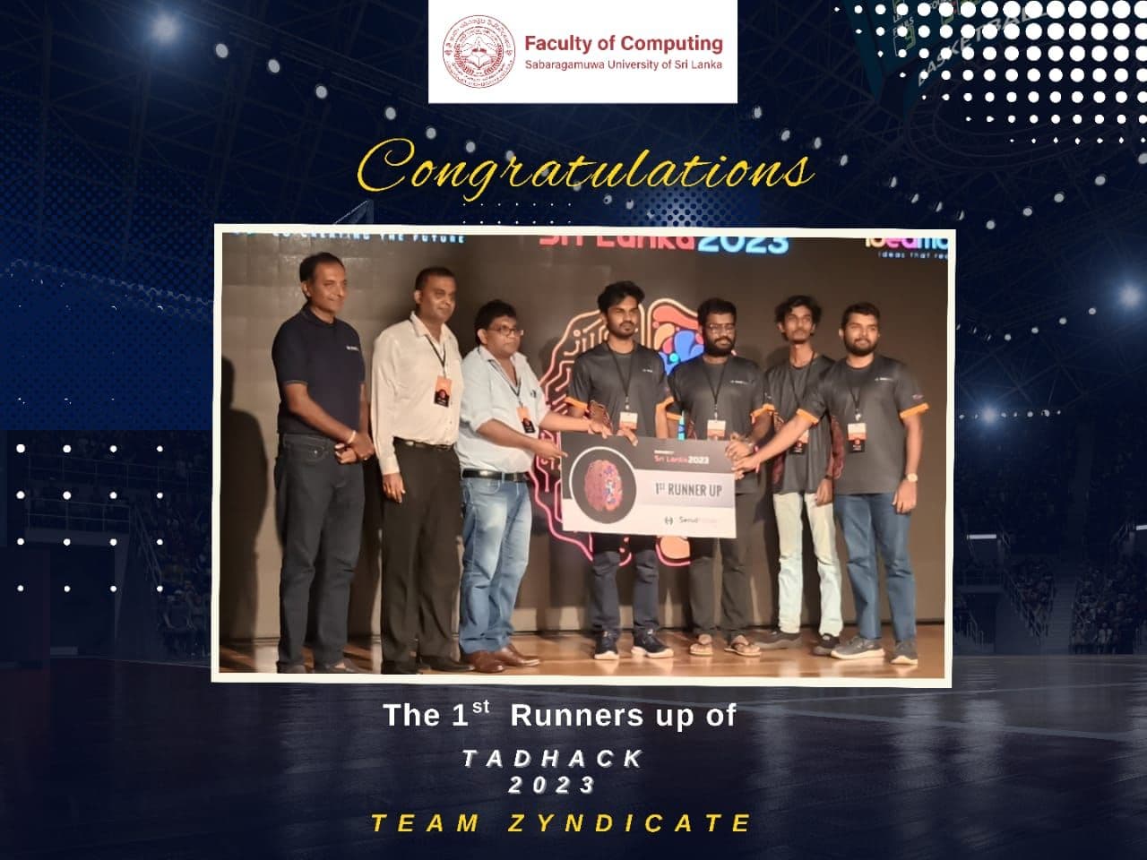 Certificate or award milestone for Team Zyndicate Shines at TADHack 2023!